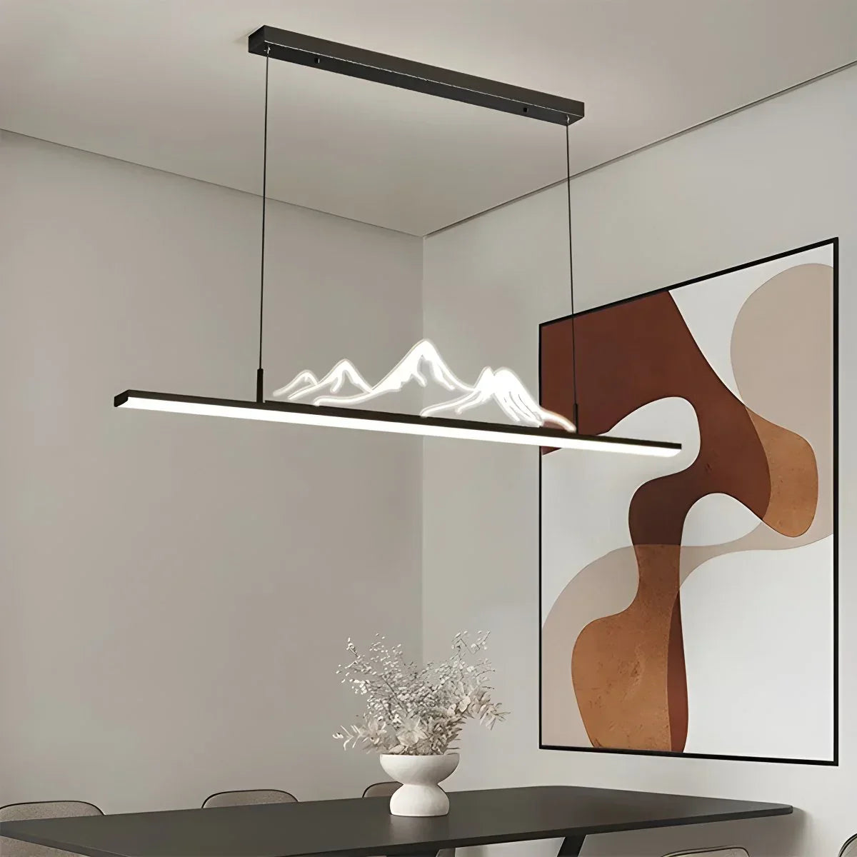 Lámpara colgante LED con diseño de montaña | Lersk
