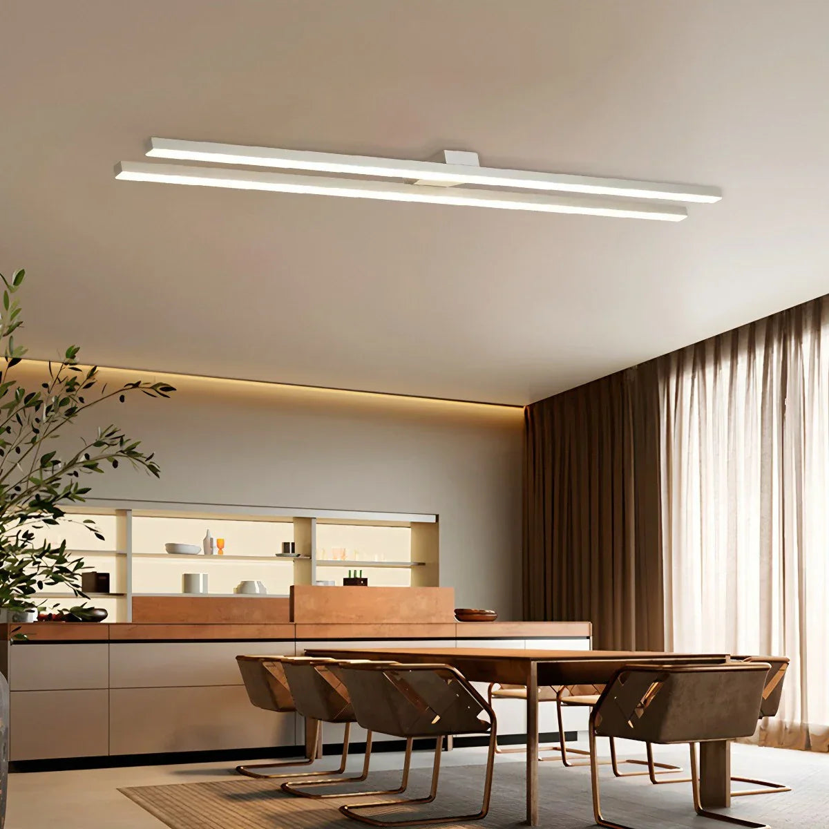 Luz de techo lineal regulable para cocina | Lersk