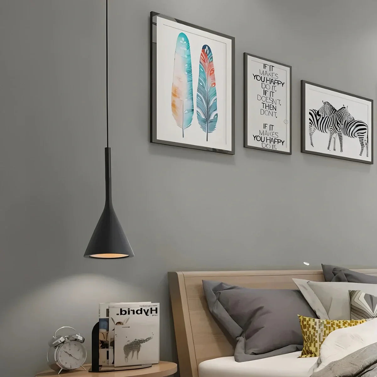 Lámpara colgante Divino Cone para dormitorio | Lersk
