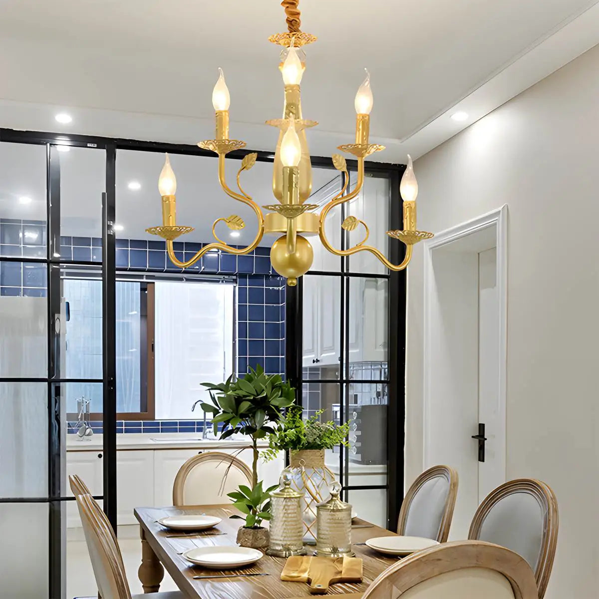 Candelabro de vela de doble capa para comedor | Lersk