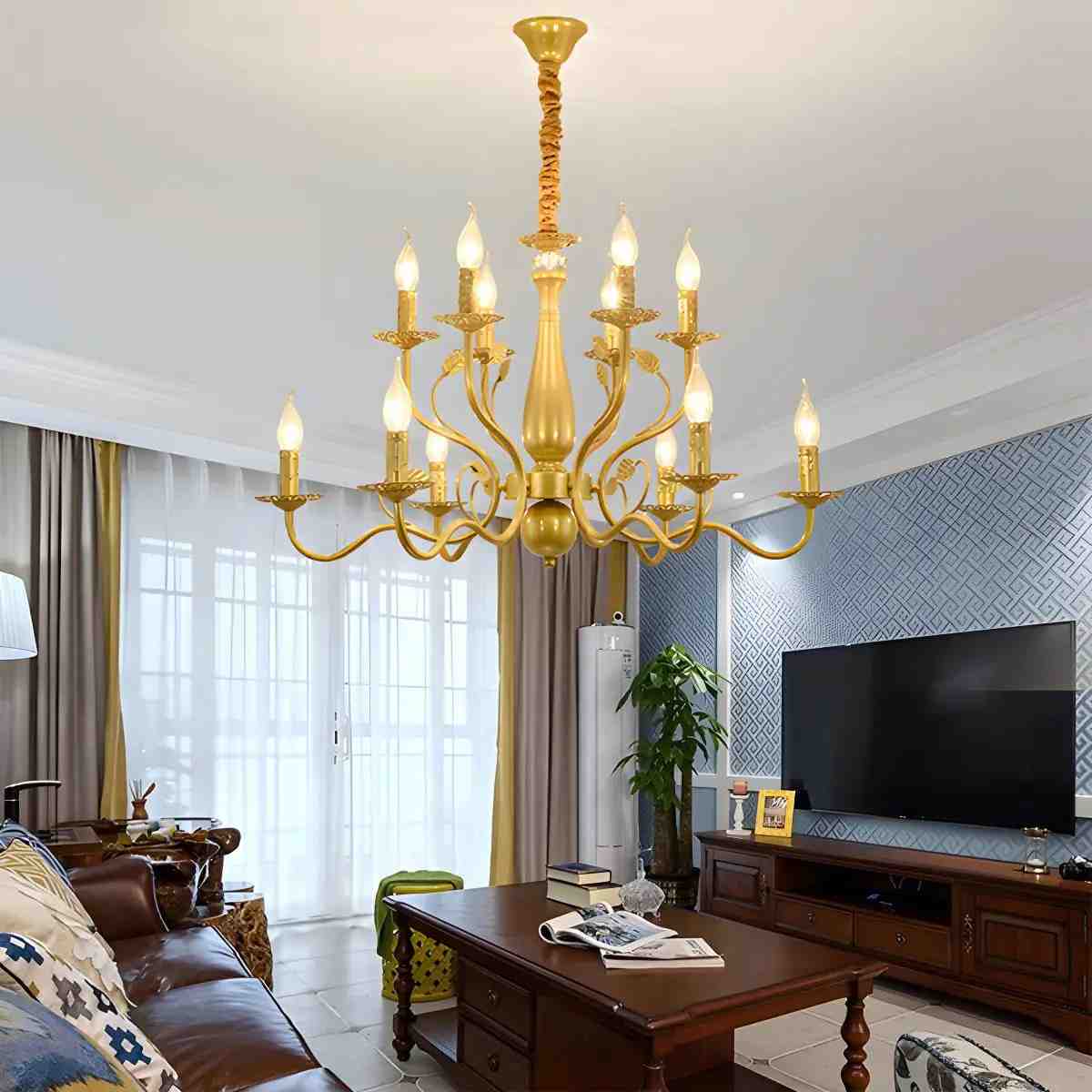 Candelabro de vela de doble capa para comedor | Lersk
