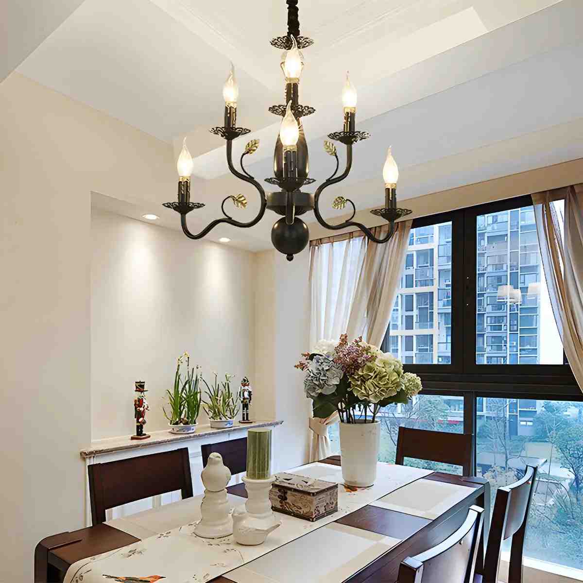 Candelabro de vela de doble capa para comedor | Lersk