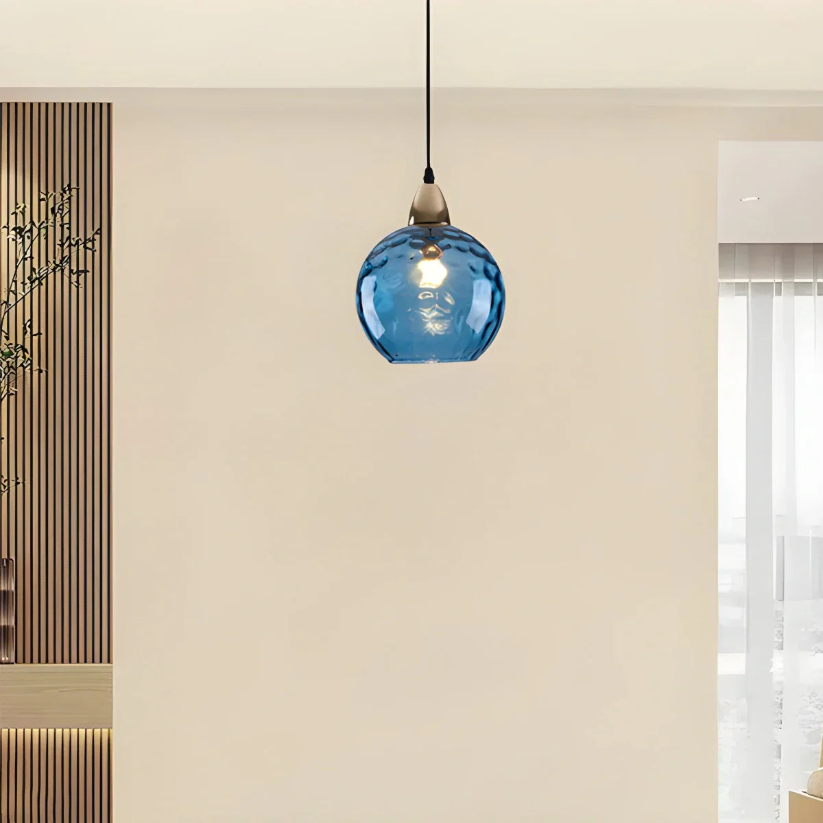 Colorful Glass Ball Pendant Light for Living Room | Lersk