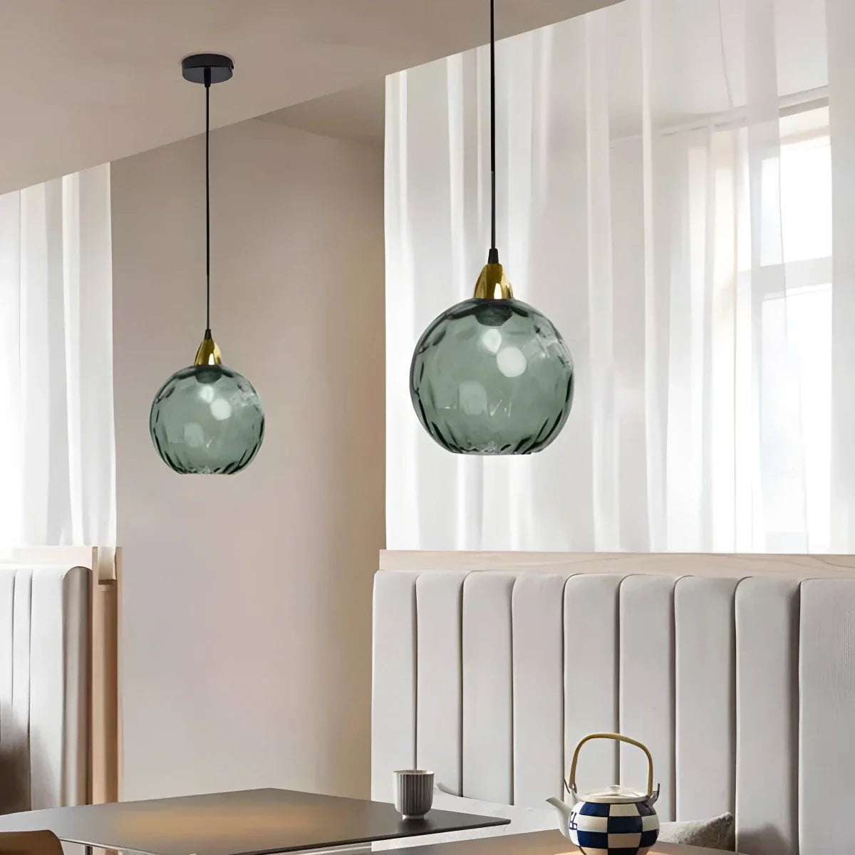 Colorful Glass Ball Pendant Light for Living Room | Lersk