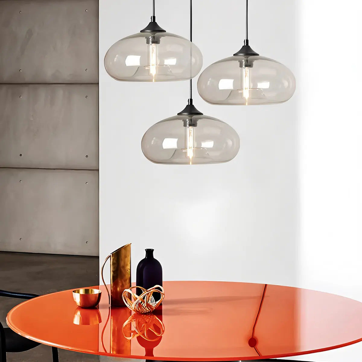 Colorful Glass Pendant Light for Dining Area | Lersk