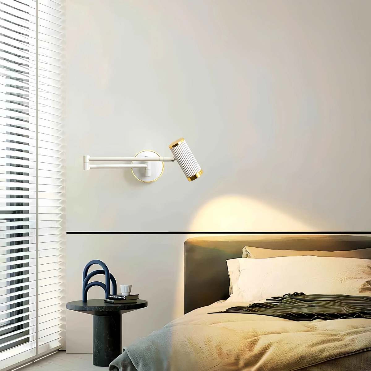 Aplique de pared con columna romana para dormitorio | Lersk