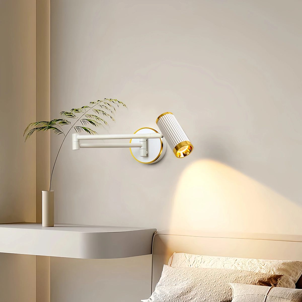 Aplique de pared con columna romana para dormitorio | Lersk