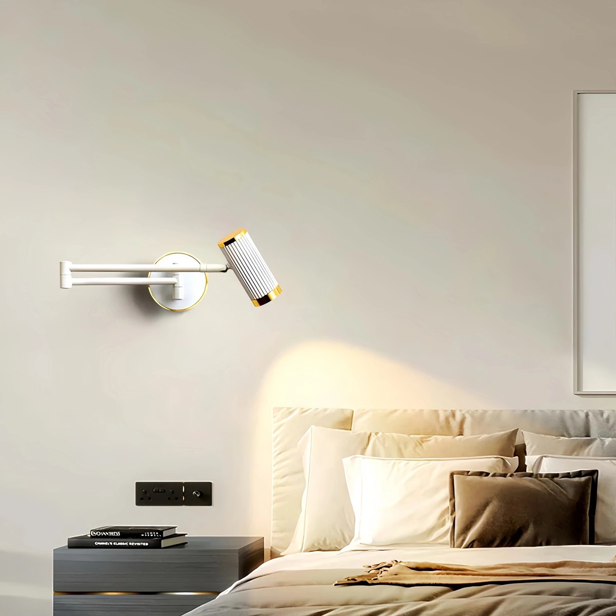Aplique de pared con columna romana para dormitorio | Lersk