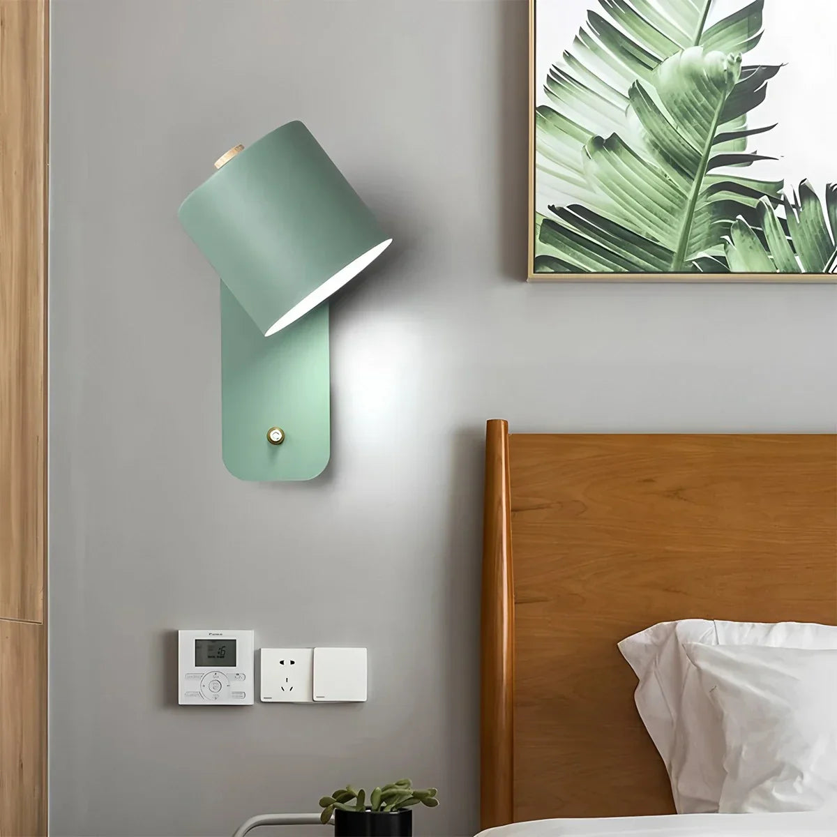 Lámpara de pared cilíndrica giratoria | Lersk