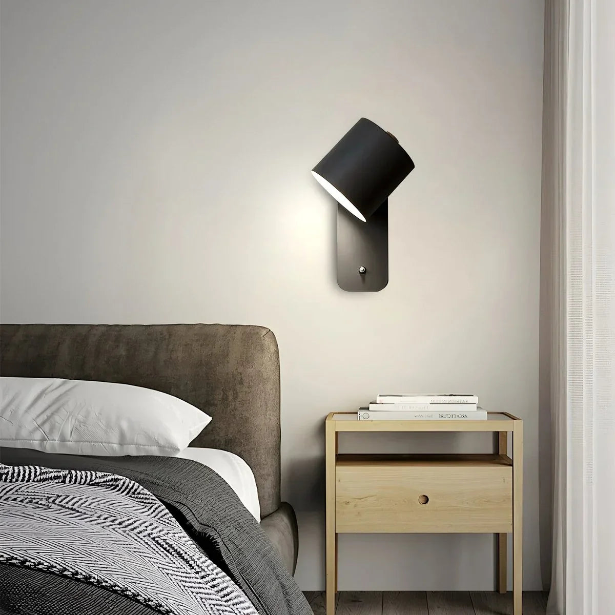 Lámpara de pared cilíndrica giratoria | Lersk