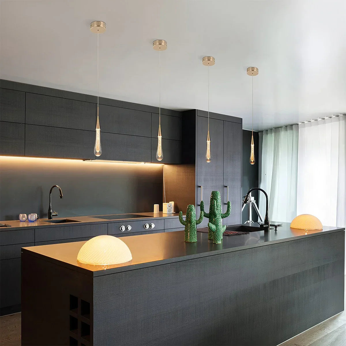 Chryseos Crystal Pendant Light for Living Room | Lersk
