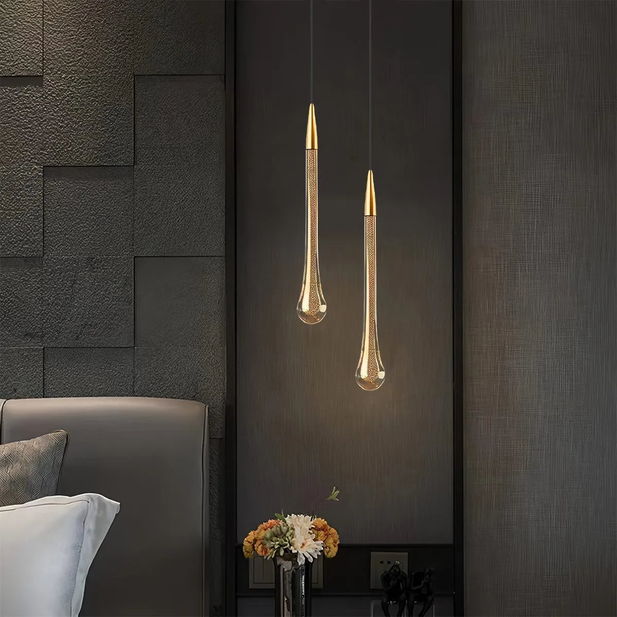 Chryseos Crystal Pendant Light for Living Room | Lersk