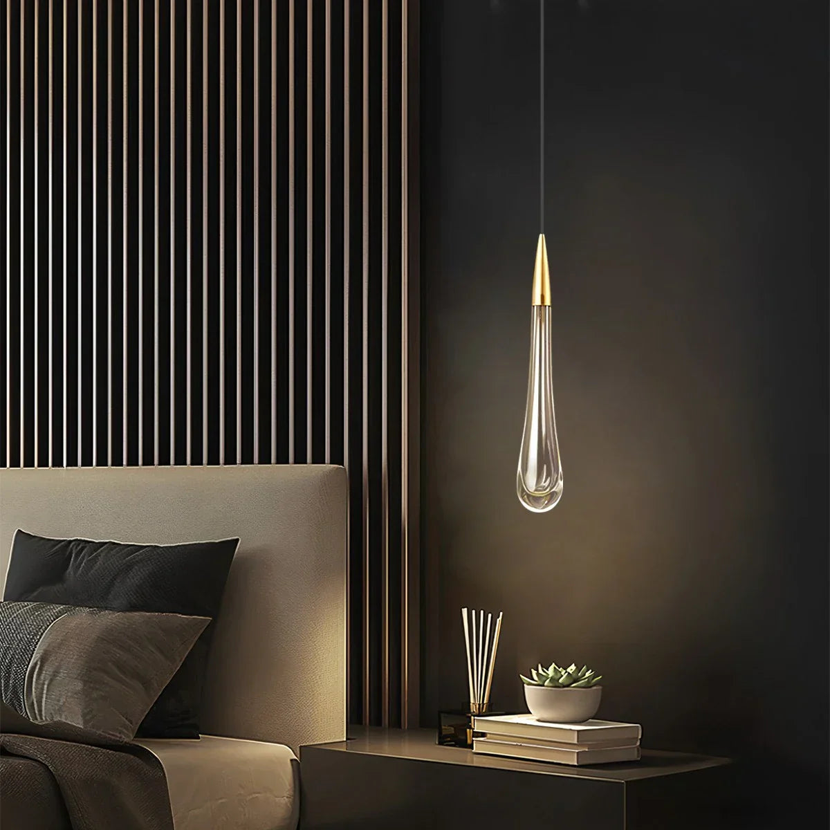 Chryseos Crystal Pendant Light for Living Room | Lersk
