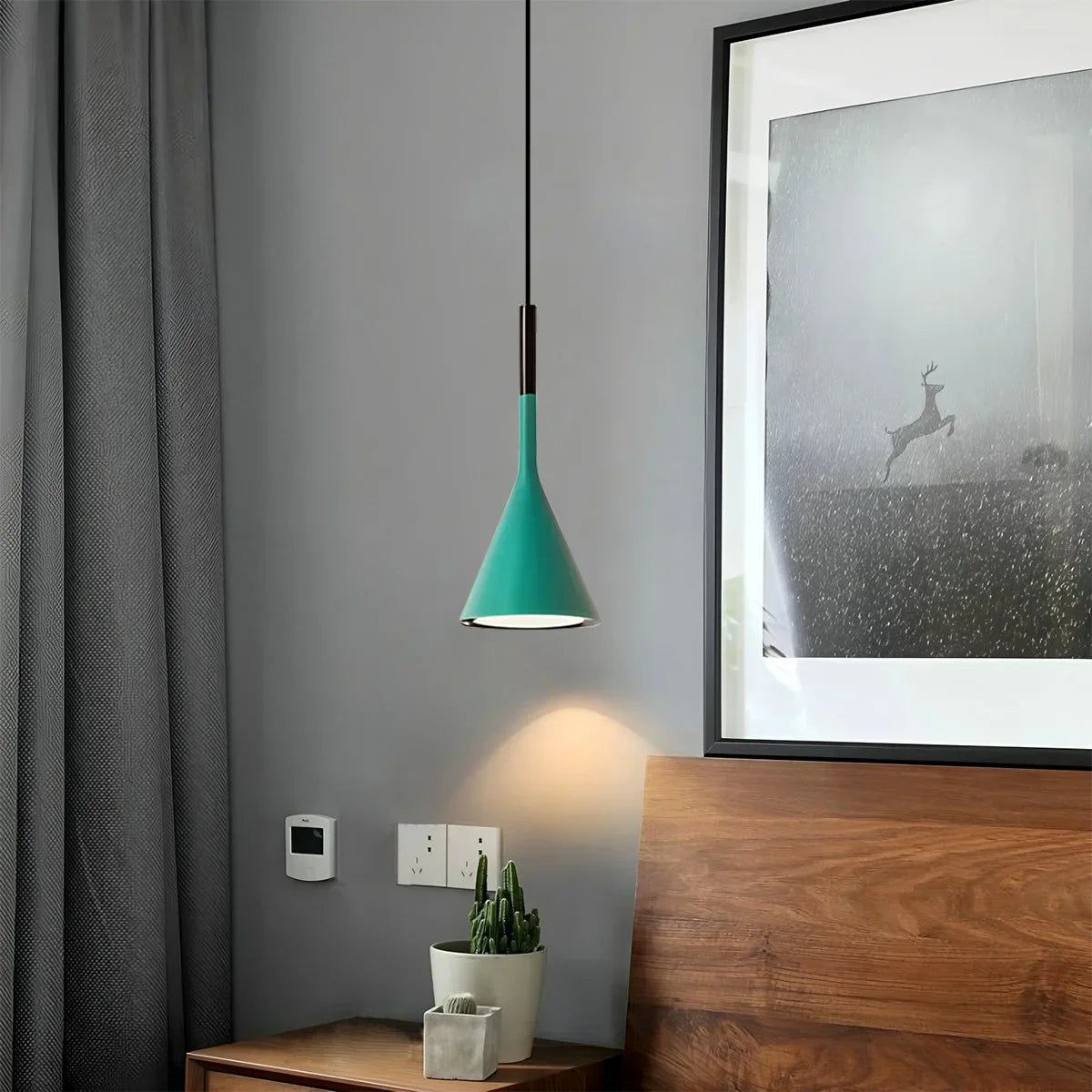 Lámpara colgante Divino Cone para dormitorio | Lersk