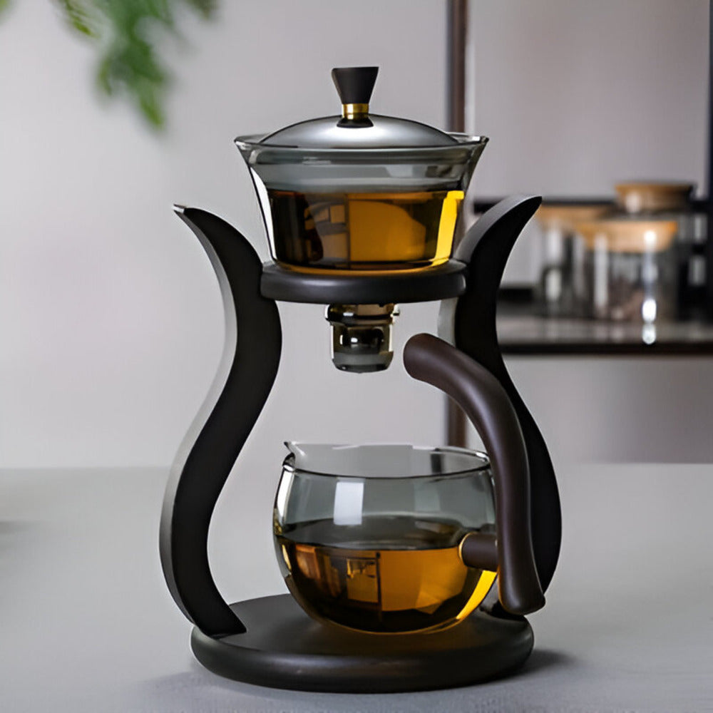 Artisan Magnetic Glass Teapot Set With Infuser For Loose Leaf Tea Elegant Dripless Teapot | Lersk