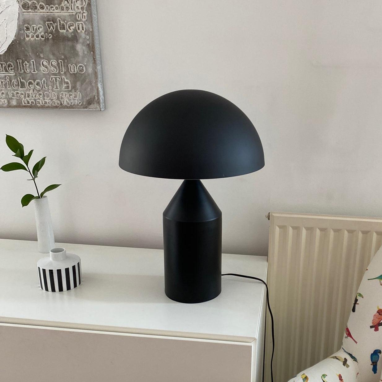 Atollo | Lunaro Sculptural Metal Table Lamp In Italian Style | Lersk