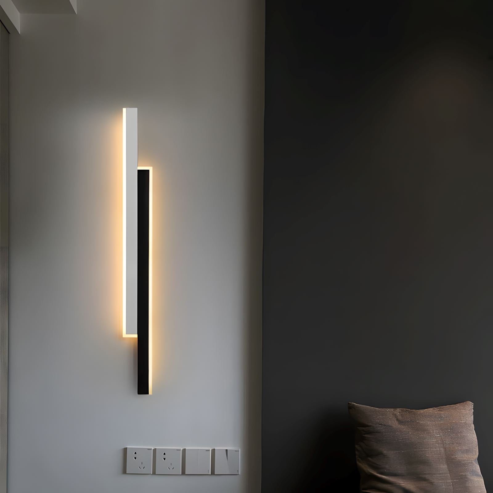Applique a parete LED dimmerabile moderna NovaGlow per arredamento casa | Lersk