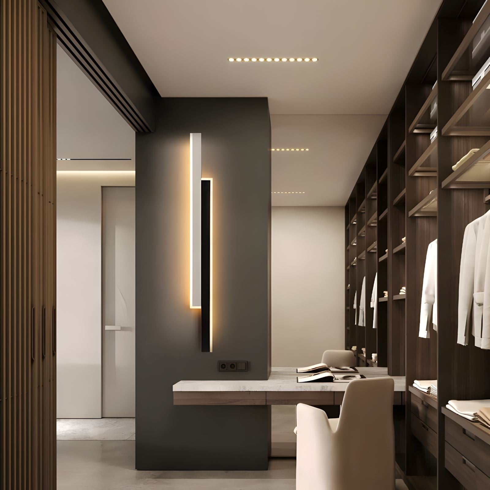 Applique a parete LED dimmerabile moderna NovaGlow per arredamento casa | Lersk