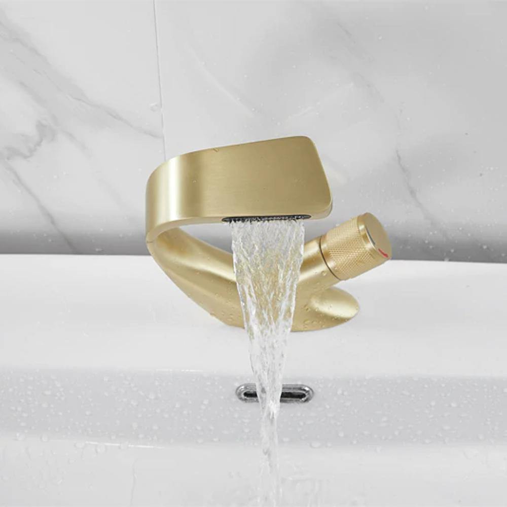 CascadeFlow Modern Waterfall Sink Faucet One-Handle | Lersk