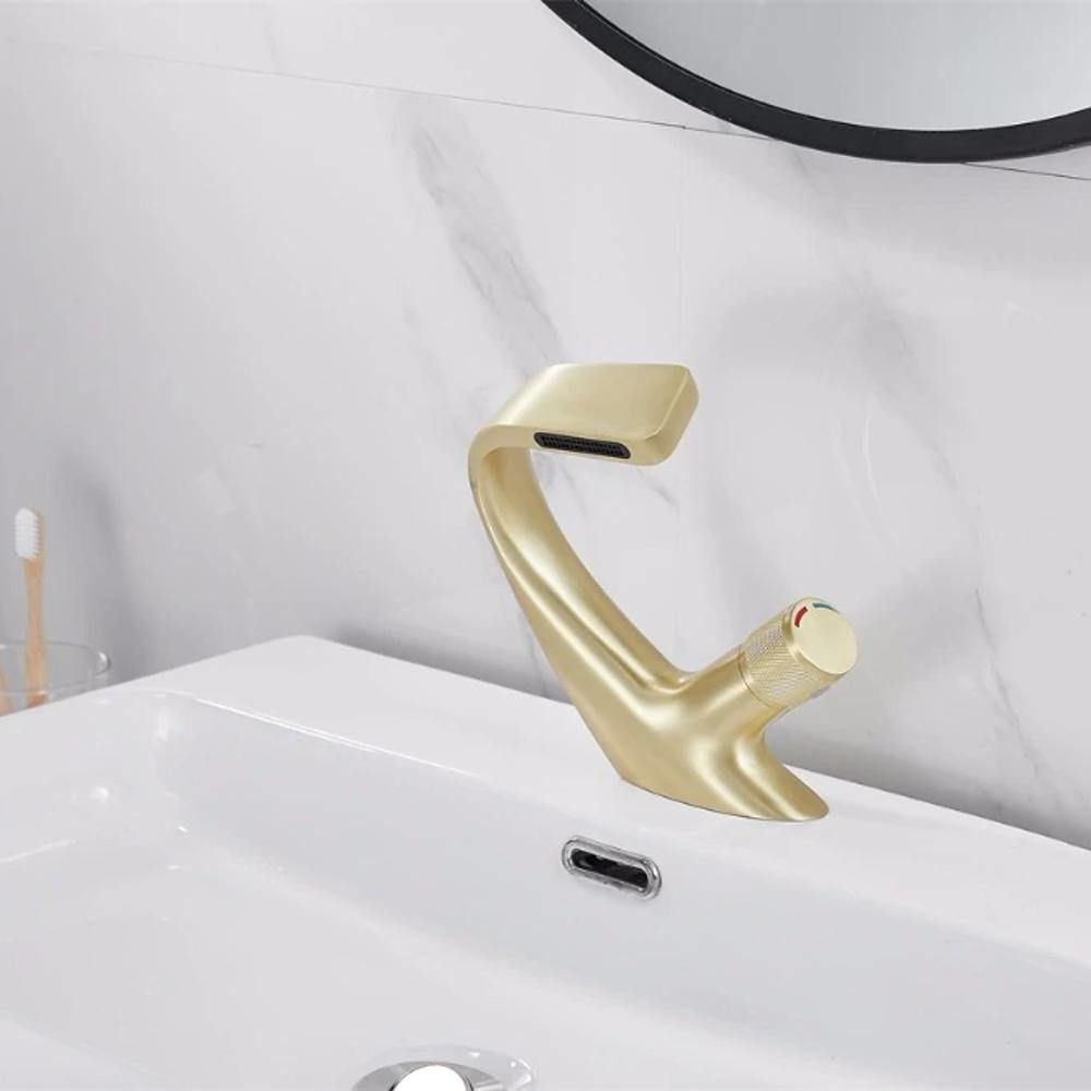 CascadeFlow Modern Waterfall Sink Faucet One-Handle | Lersk
