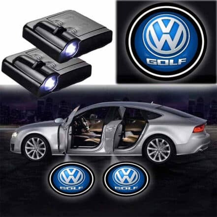 Car LED Door Lighting With 3D Light Projection, Magnetic Sensor, Easy Installation | Lersk
