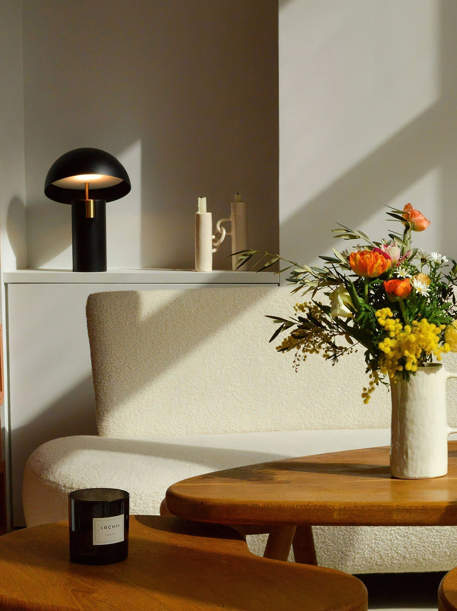 LumaNova Bordlampe til Moderne Stueambiance | Lersk