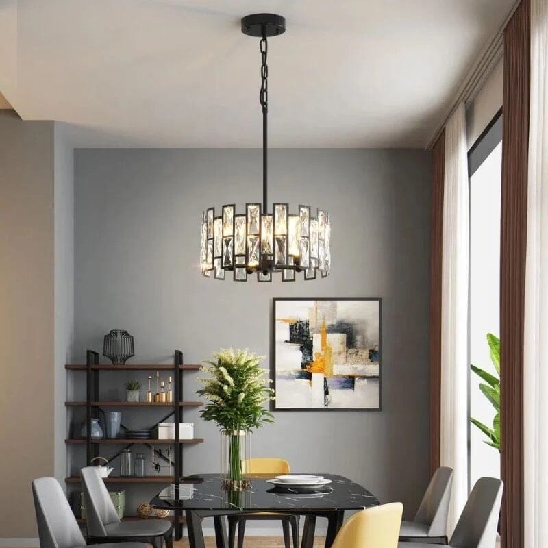 Celestia Crystal Pendant Light in Stainless Steel and LED | Lersk