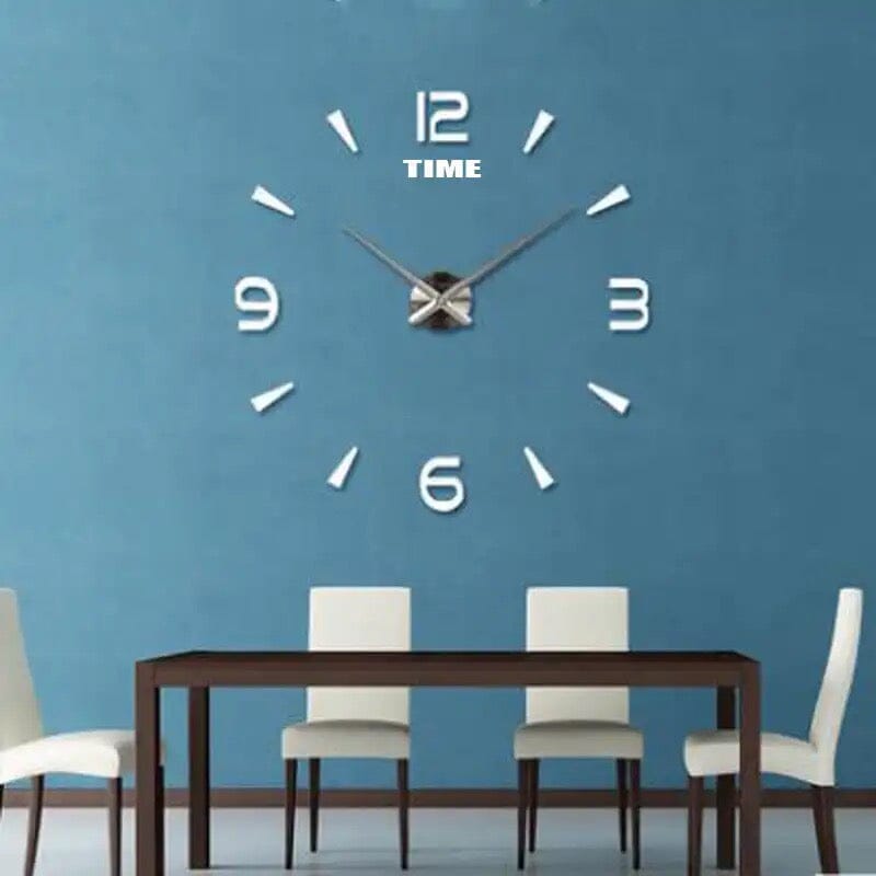 3D Wall Clock In Gold Acrylic | Lersk