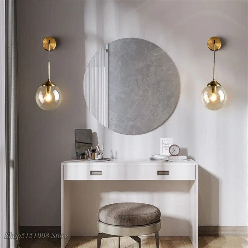 Lunara Glas-Wandlampe | Lersk