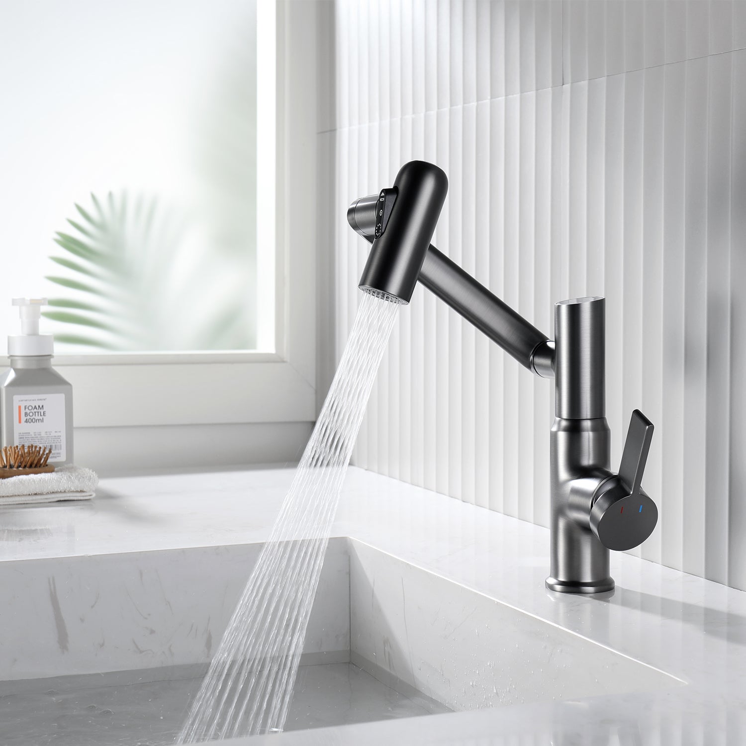 Smart Digital Basin Faucet for Hot and Cold Water | Lersk