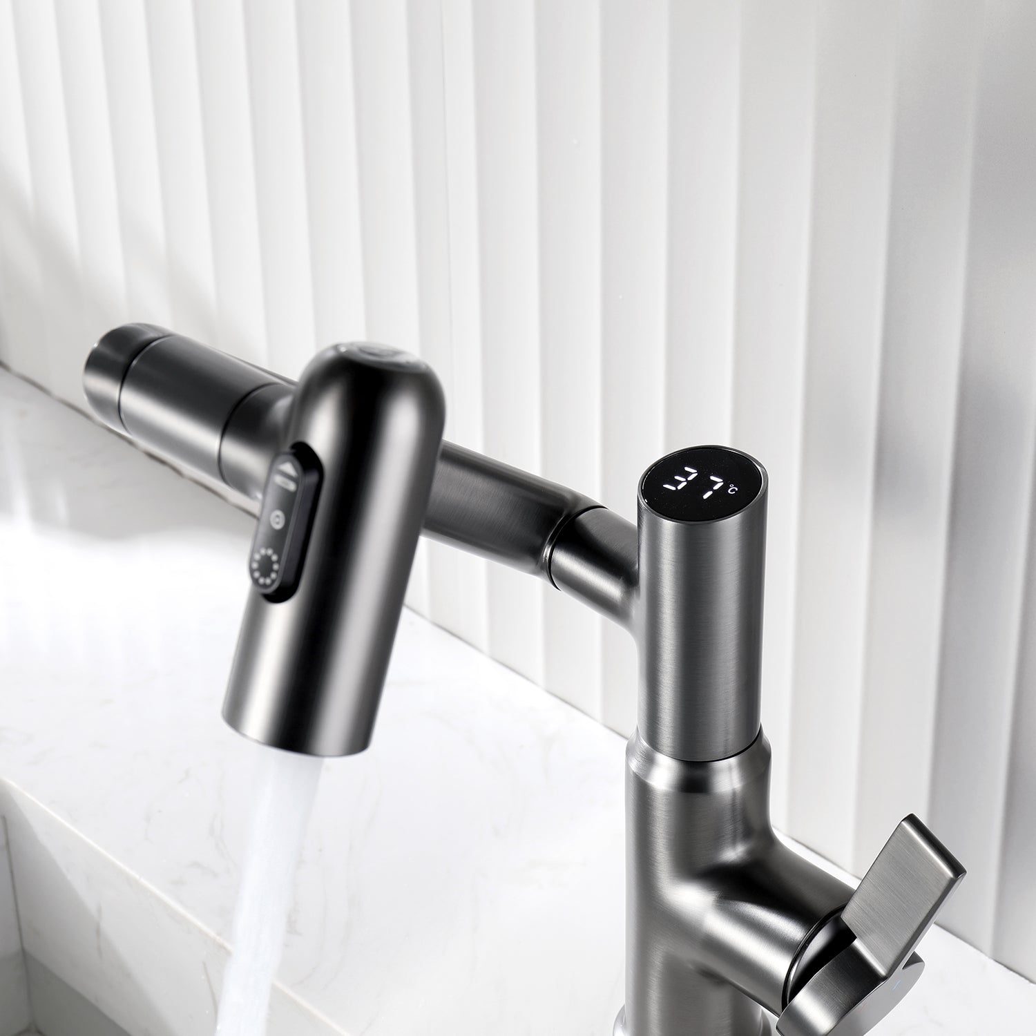 Smart Digital Basin Faucet for Hot and Cold Water | Lersk