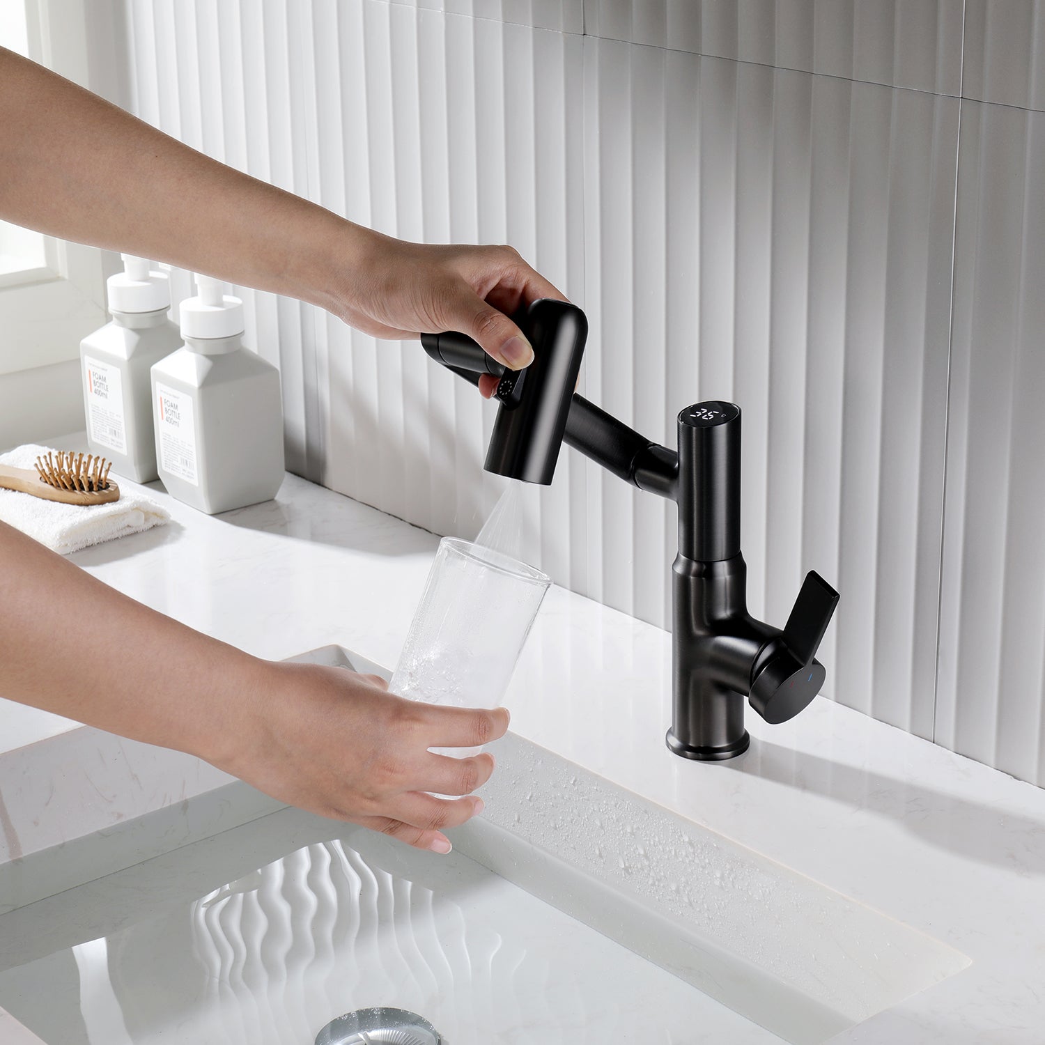 Smart Digital Basin Faucet for Hot and Cold Water | Lersk