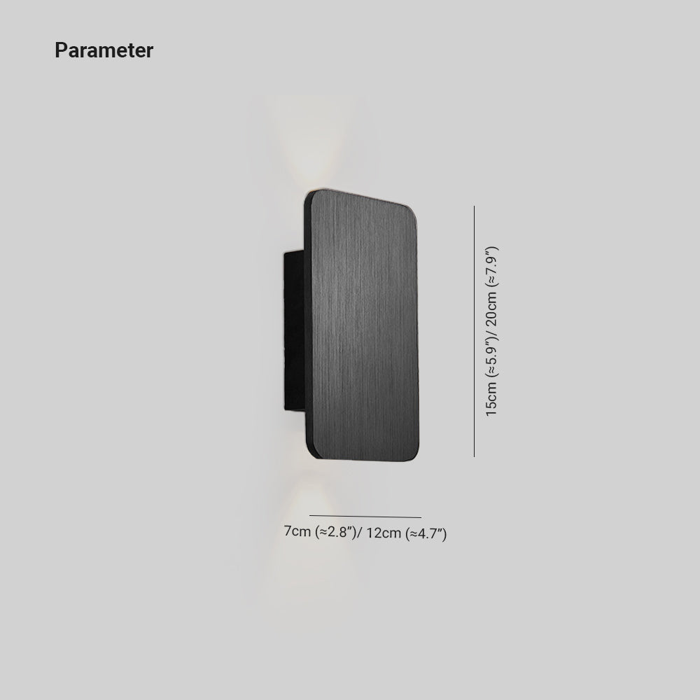 LumaRect Indoor Wall Lamp | Rectangular LED Fixture | Lersk