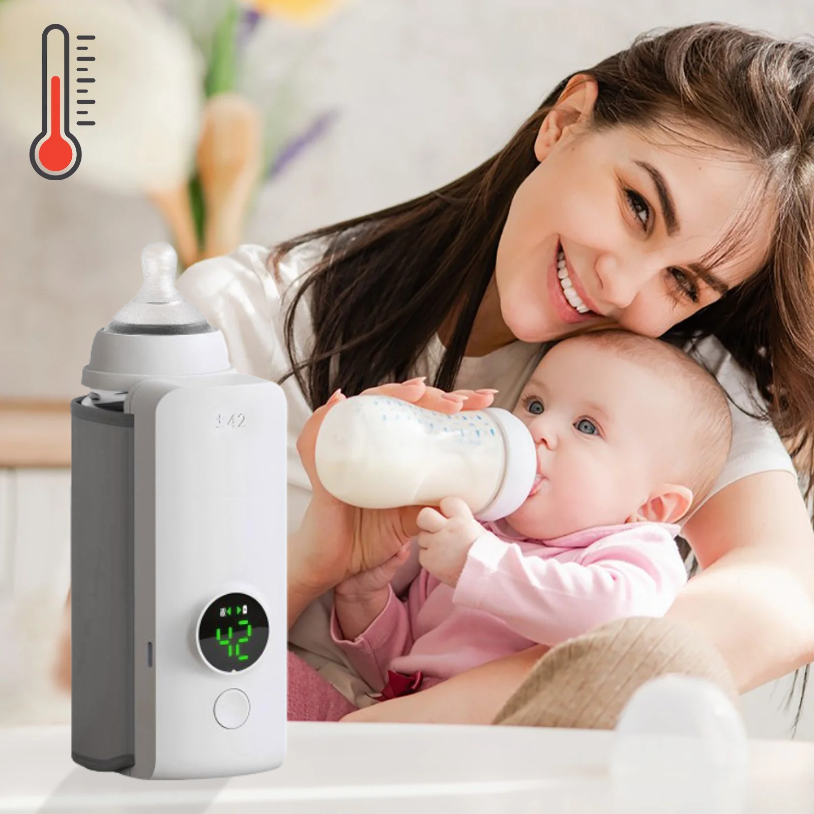 Portable Bottle Warmer For Busy Parents Fast Heating | Lersk