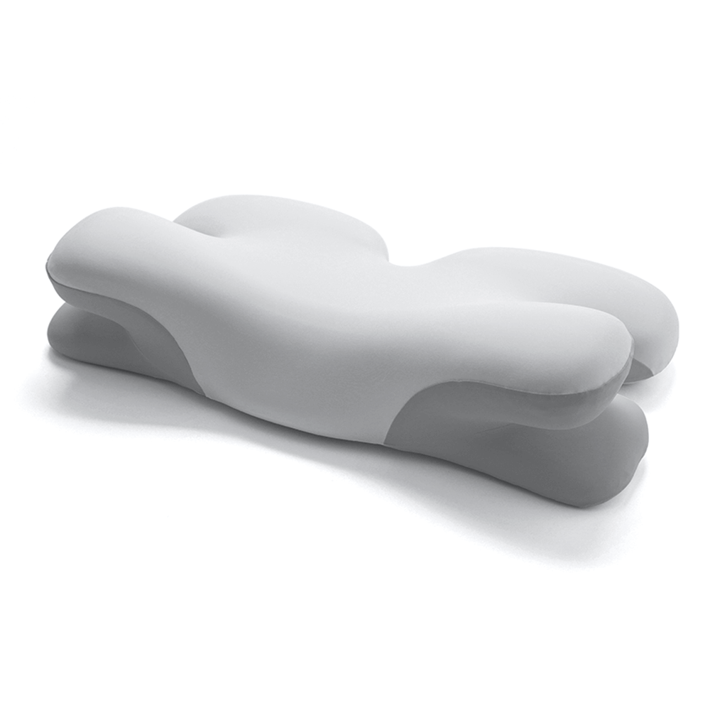 LumaNest Contoured Side Sleeper Pillow With Memory Foam And Removable Cover | Lersk