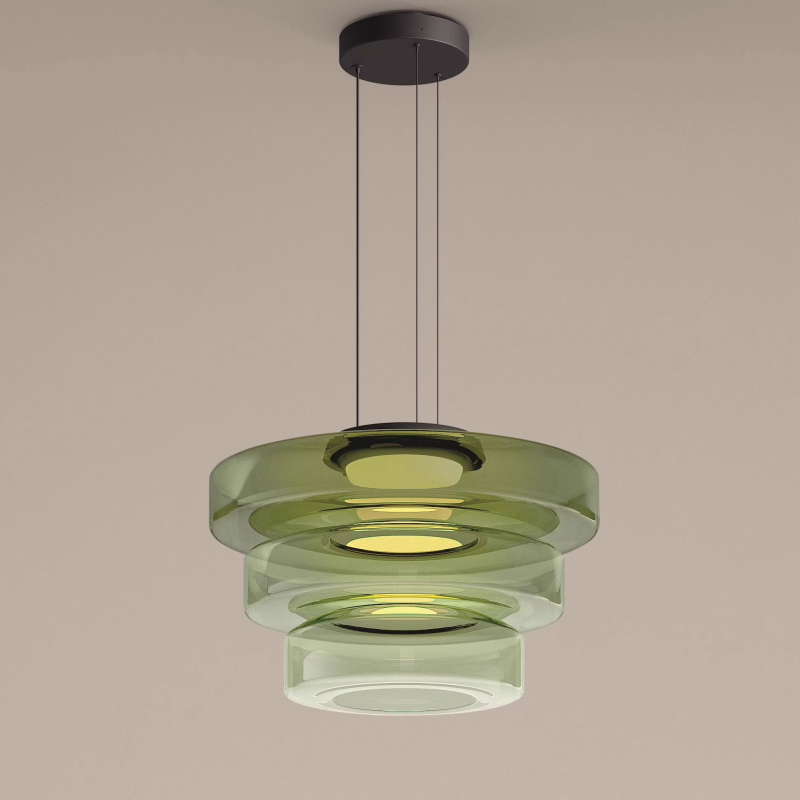 LumenCrest Bauhaus Glas-Pendelleuchte für Kücheninsel | Lersk