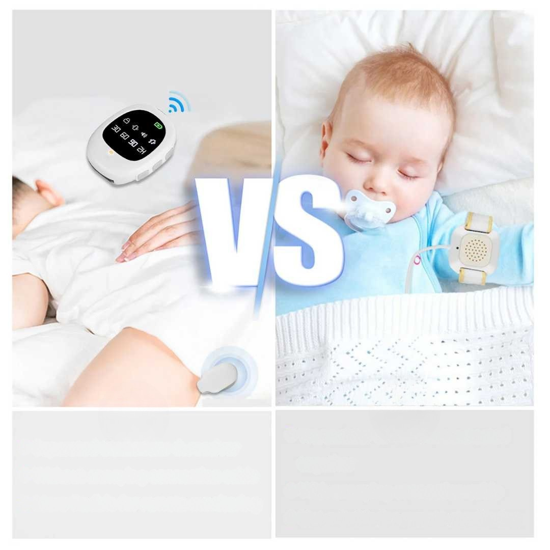 Enuresisalarm til børn med vibrationssensor trådløs clip-on tissetranssensor | Lersk