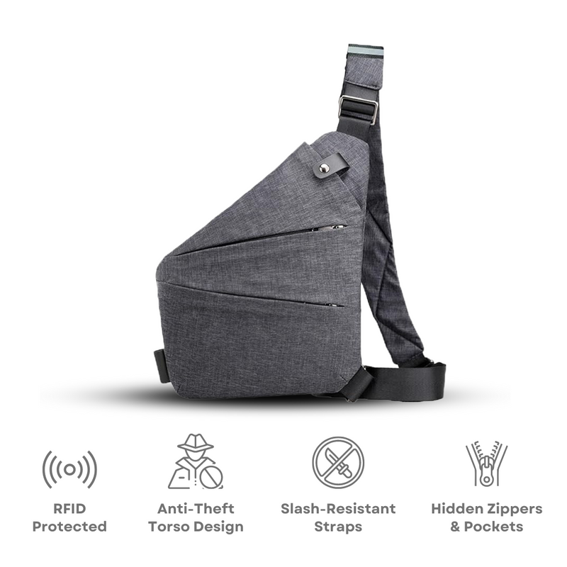 Sac bandoulière ZenGuard pour voyage, léger et sécurisé | Lersk