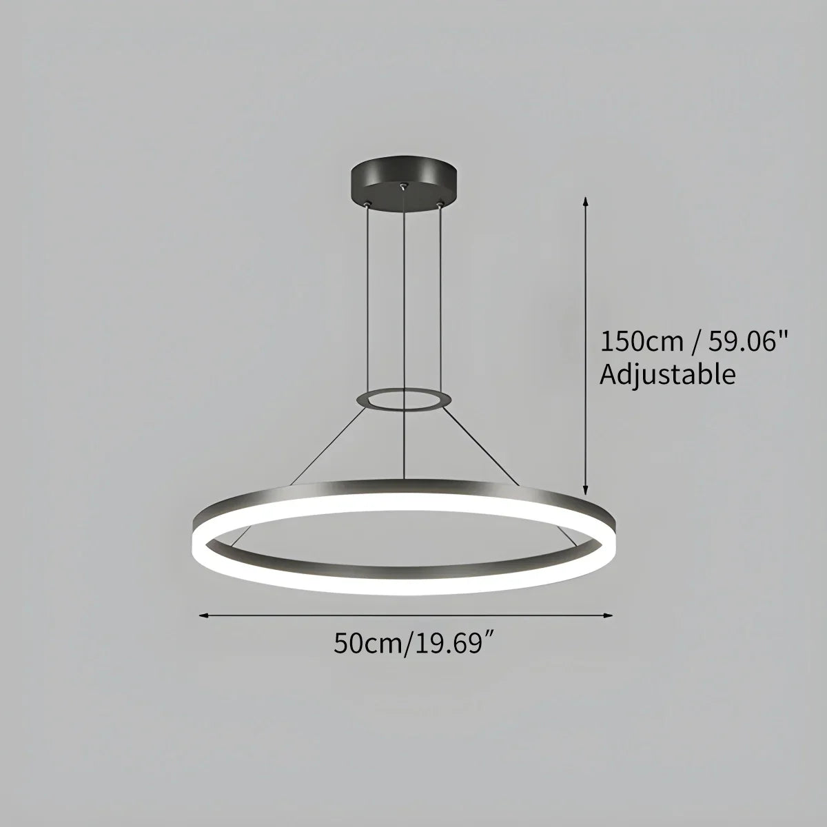 Circular Led Pendant Light for Living Room Kitchen | Lersk