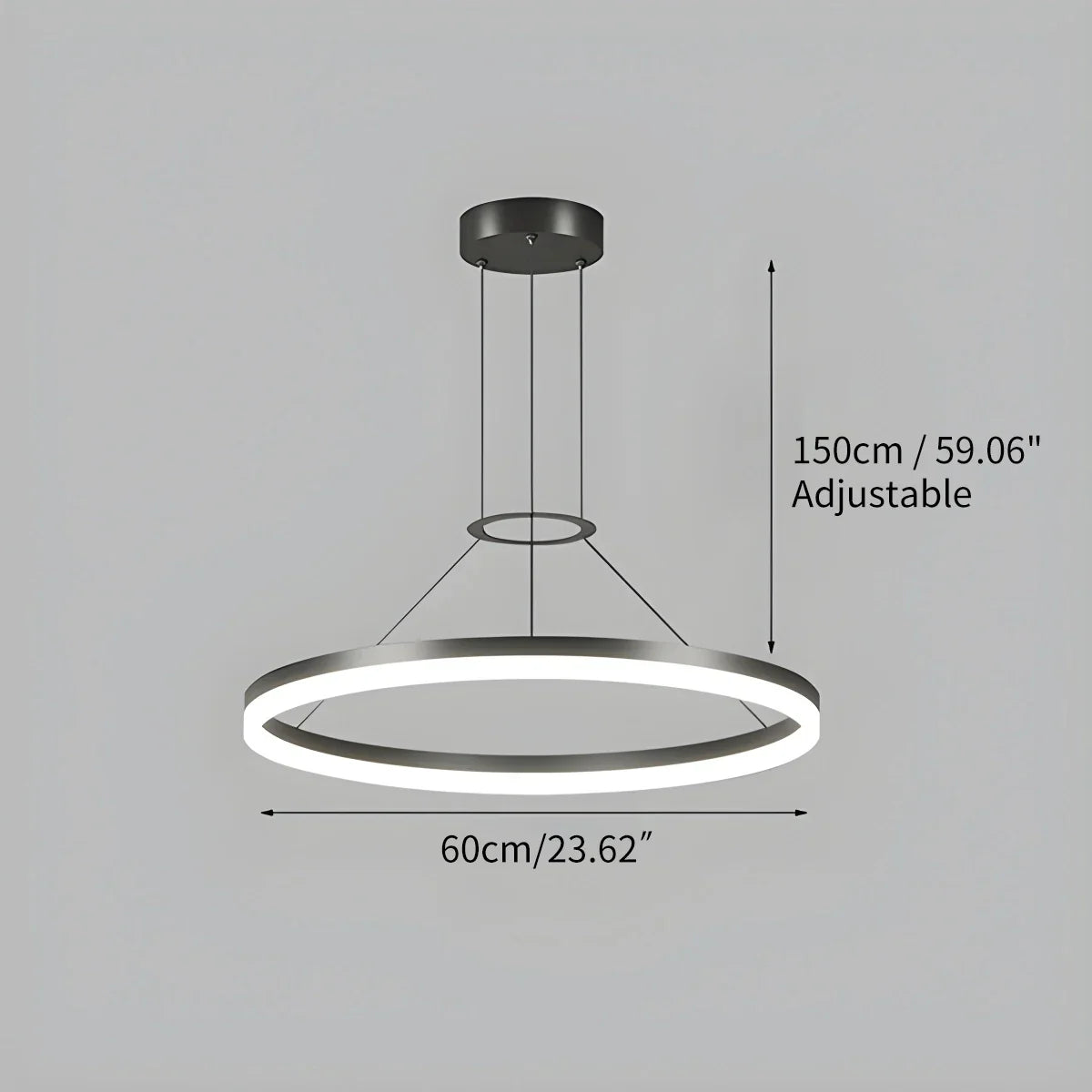 Circular Led Pendant Light for Living Room Kitchen | Lersk