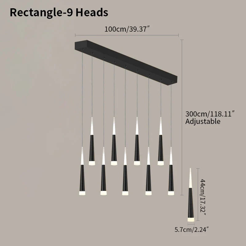 נברשת מטר מטאורים למדרגות | Lersk