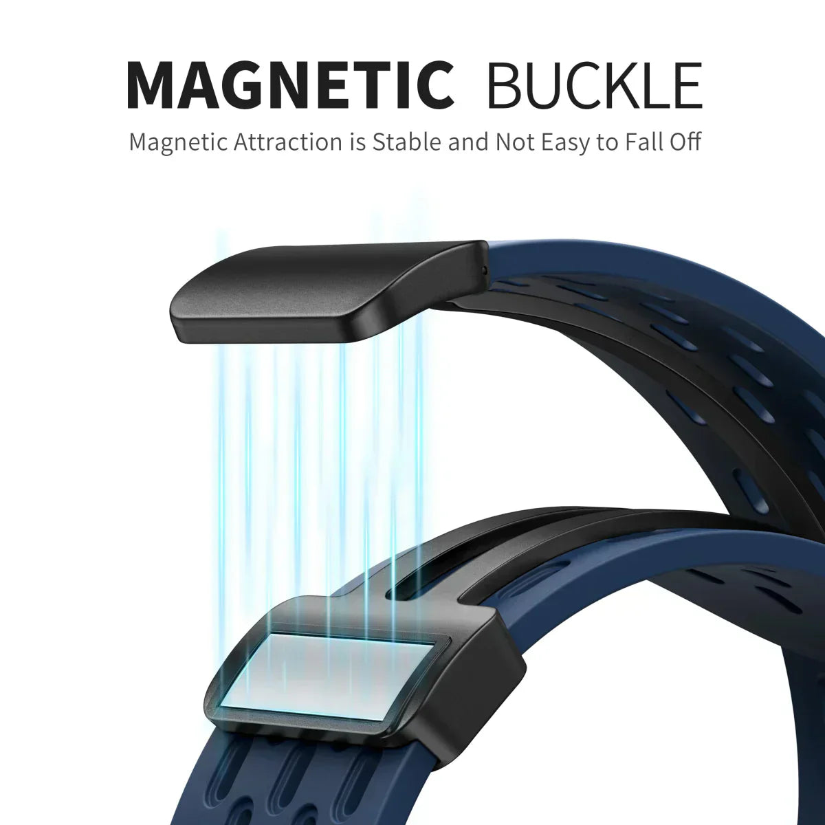 AeroMag | Breathable Magnetic Silicone Band for Apple Watch | Lersk