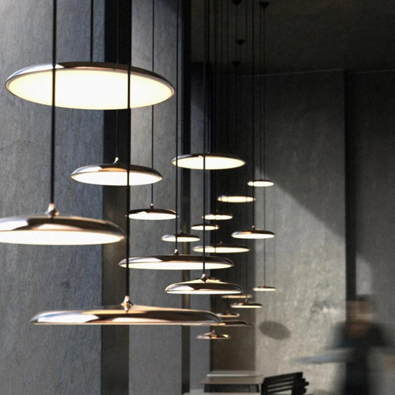 Závěsná lampa Norden Disc LED Skandinávský minimalistický design | Lersk