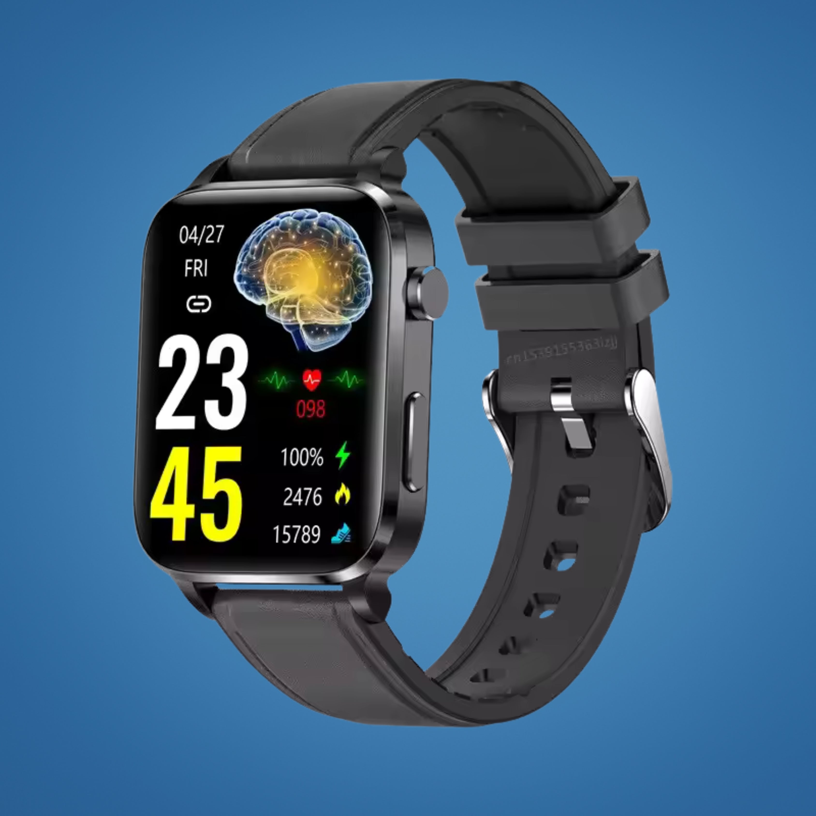 GlucoWell Nicht-invasive Diabetes-Smartwatch mit Blutzuckermonitor und HD-Display für schmerzfreies Glukose-Tracking bei Erwachsenen | Lersk