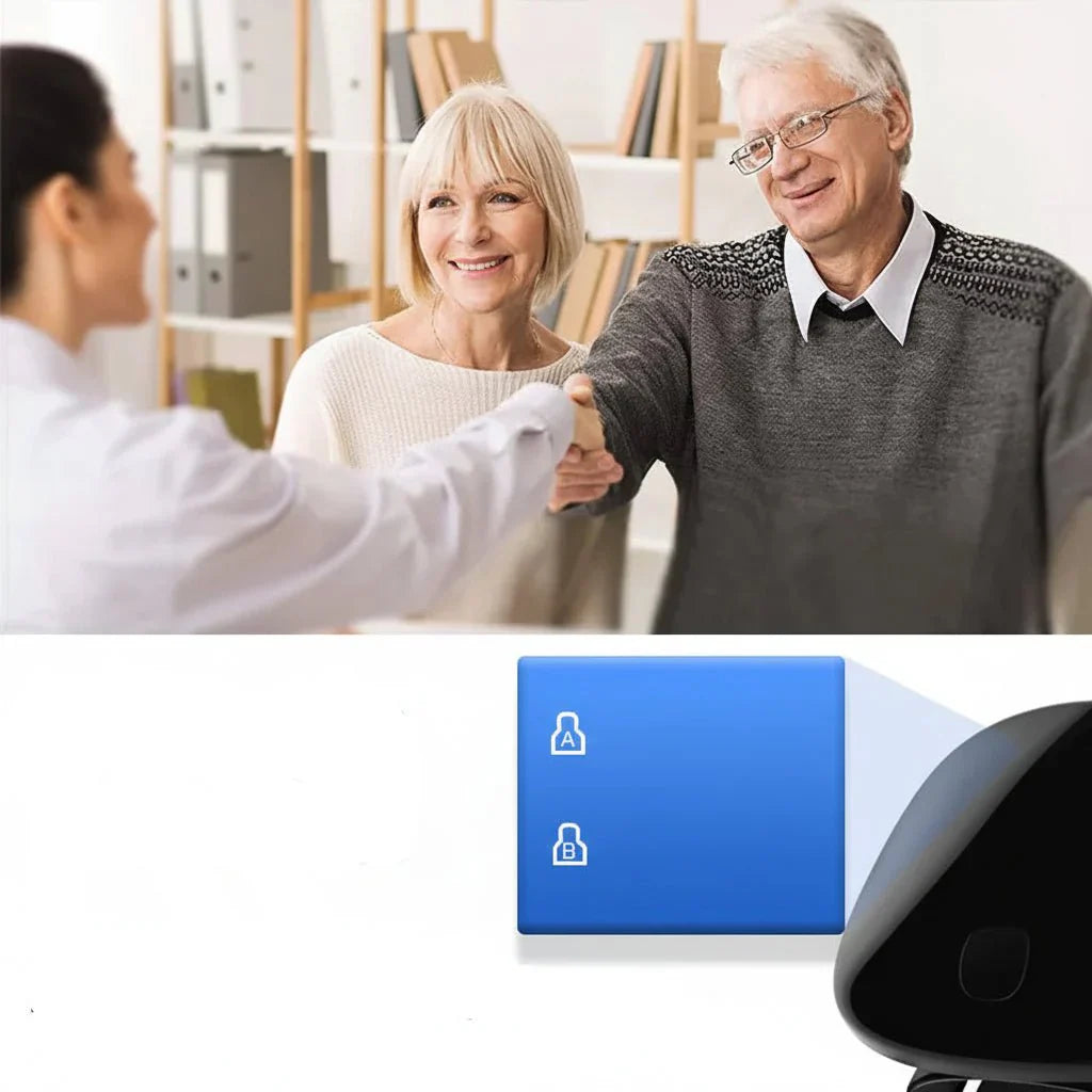 Dobíjecí zápěstní tlakoměr s digitálním displejem | Lersk