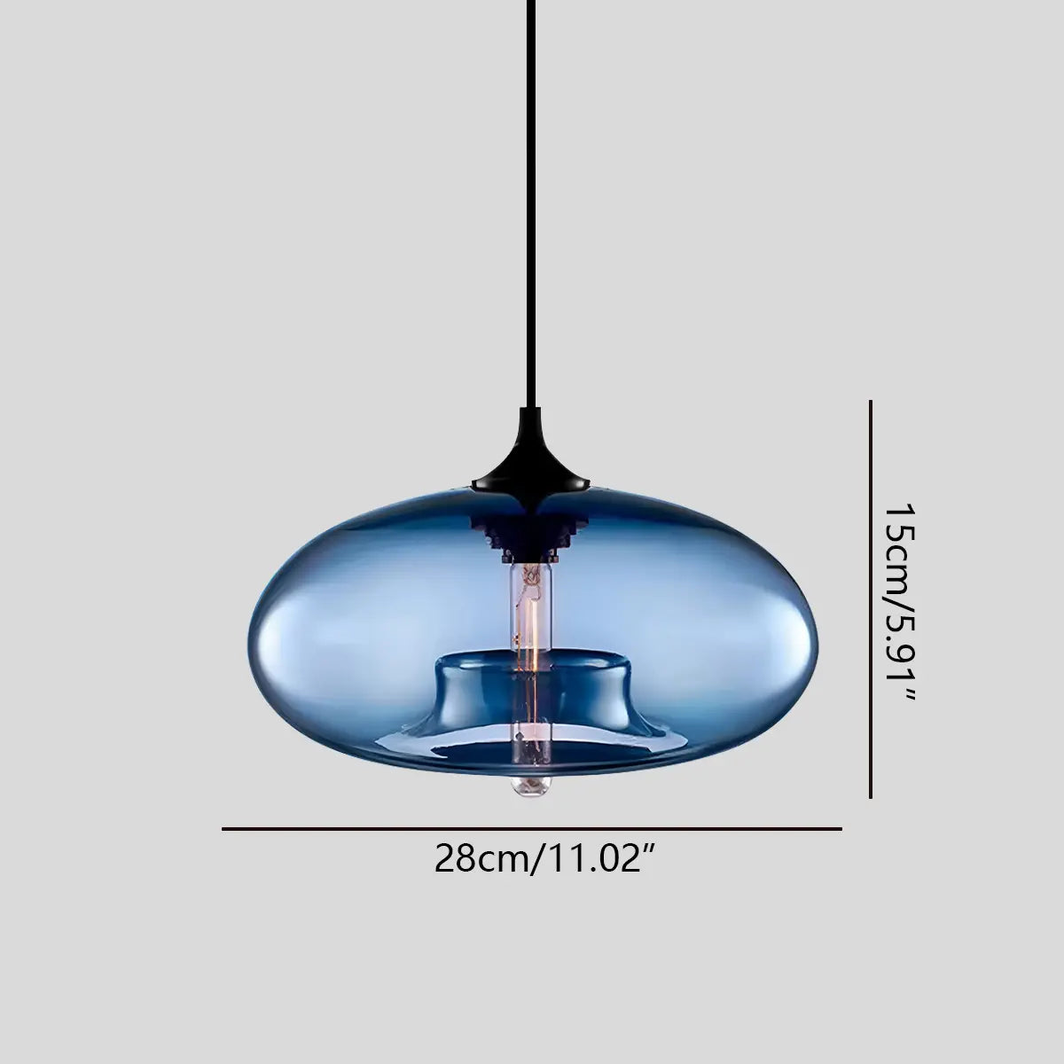 Colorful Glass Pendant Light for Dining Area | Lersk