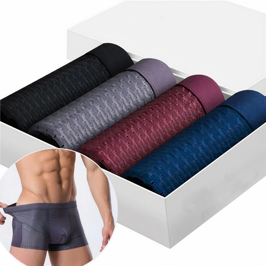 AzuriWeave Bamboo Boxer Shorts Set In Trendy Colourways | Lersk