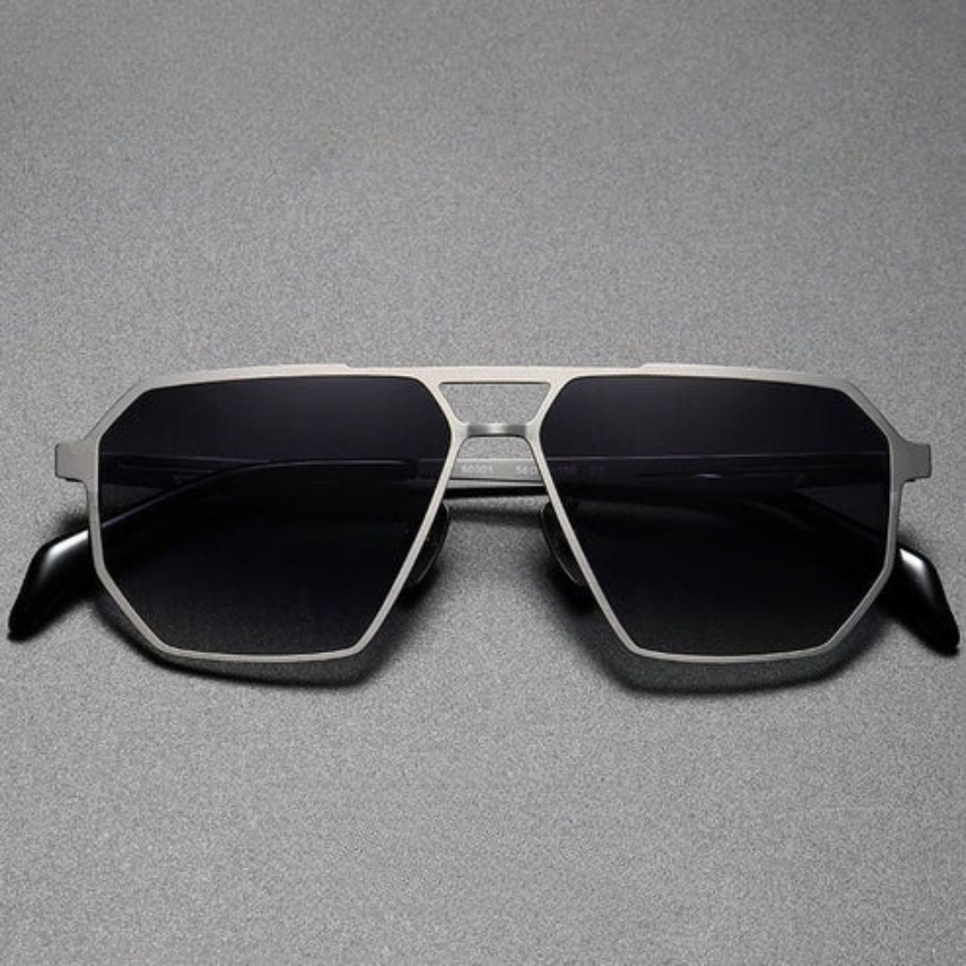 Gafas de sol aviador LyraForge de titanio | Polarizadas UV400 | Lersk