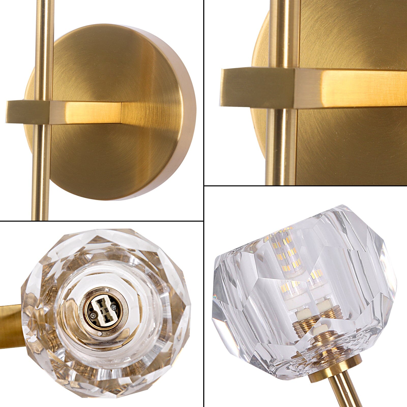 Lareine Crystal Wall Sconces | Lersk