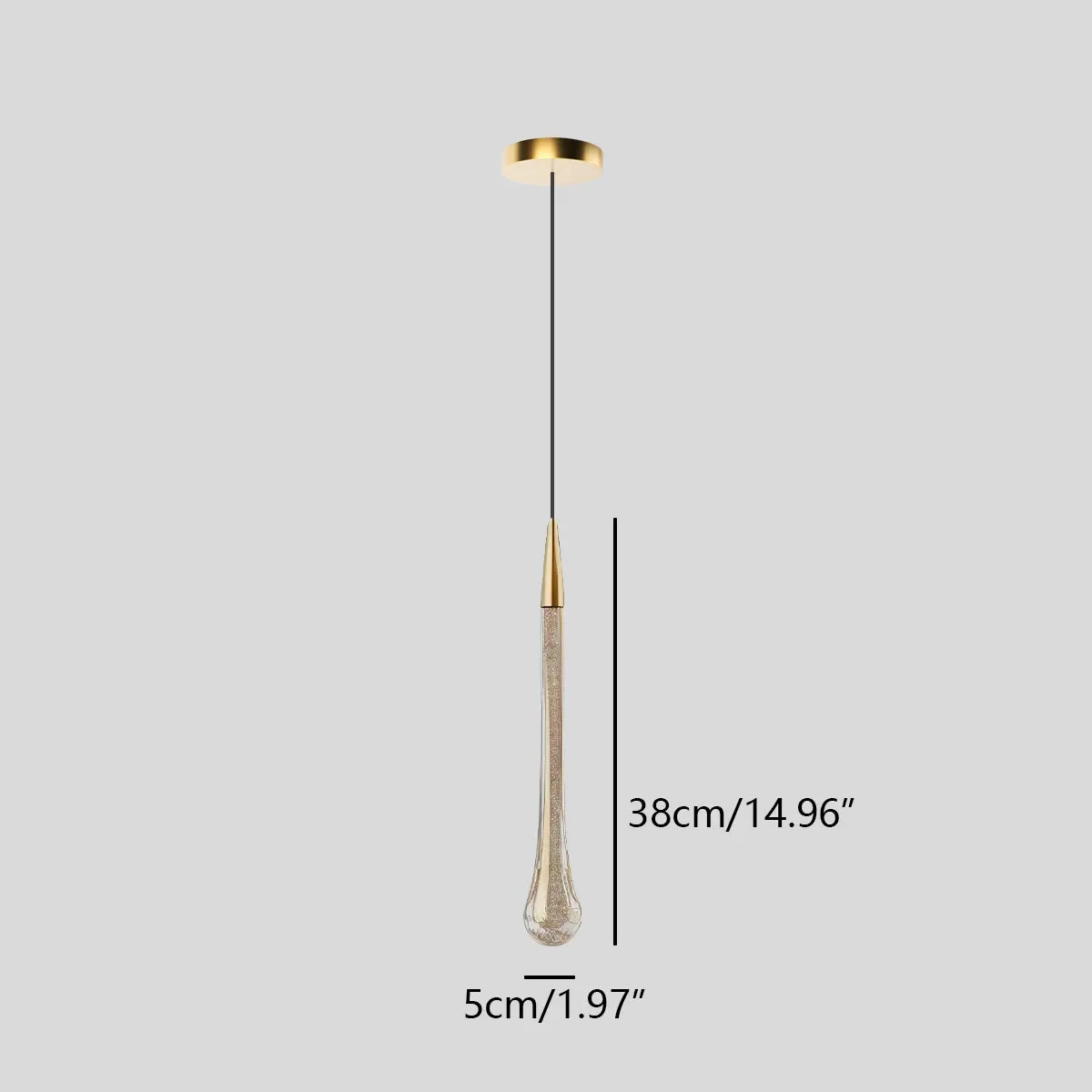 Chryseos Crystal Pendant Light for Living Room | Lersk